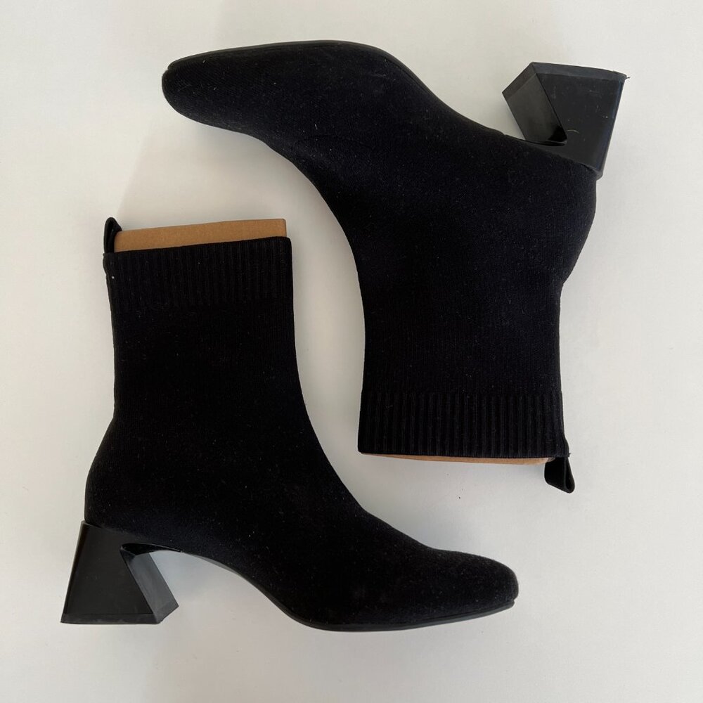 Vivaia Square-Toe Water-Repellent Block Heeled Boots Regina Pro / 39.5 / black